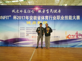 best365健身健美队在2017年安徽省体育行业职业技能大赛中喜获佳绩