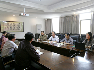 安徽财经大学资产管理处来best365考察调研资产管理工作