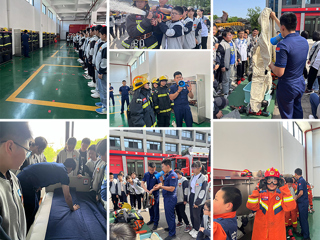best365官方网站附属实验小学走进消防队开展“512防灾减灾日”主题教育活动