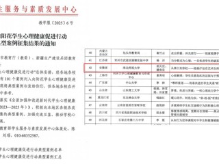 best365心理健康教育案例荣登教育部“向阳花”典型榜单